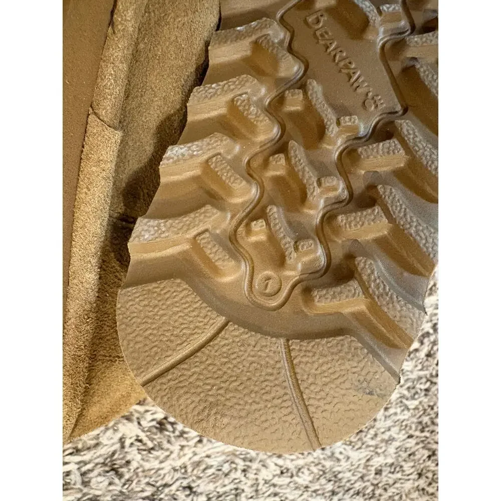Bearpaw Sherpa Chelsea Boots Girls Size 1 NWOT